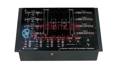 4-Channel TDM-PCM Transmitter and Receiver